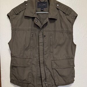 Banana Republic Men's Khaki Utility Vest